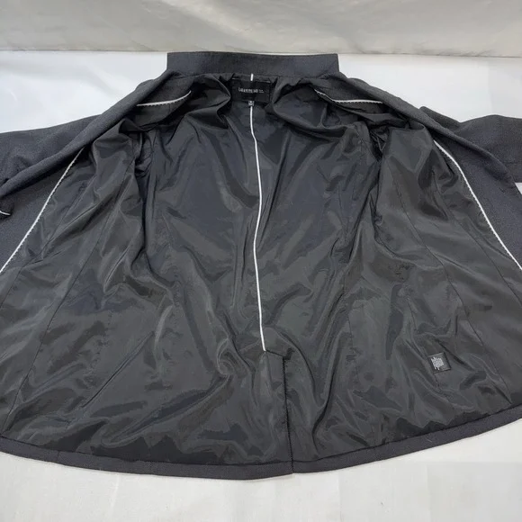 Lafayette 148 Womens Blazer Jacket Size 10 Virgin Wool Blend Micro Polka Dots - Picture 10 of 14